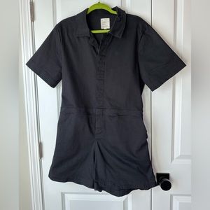 FOR DAYS BLACK TWILL SS JUMPER (SIZE L)